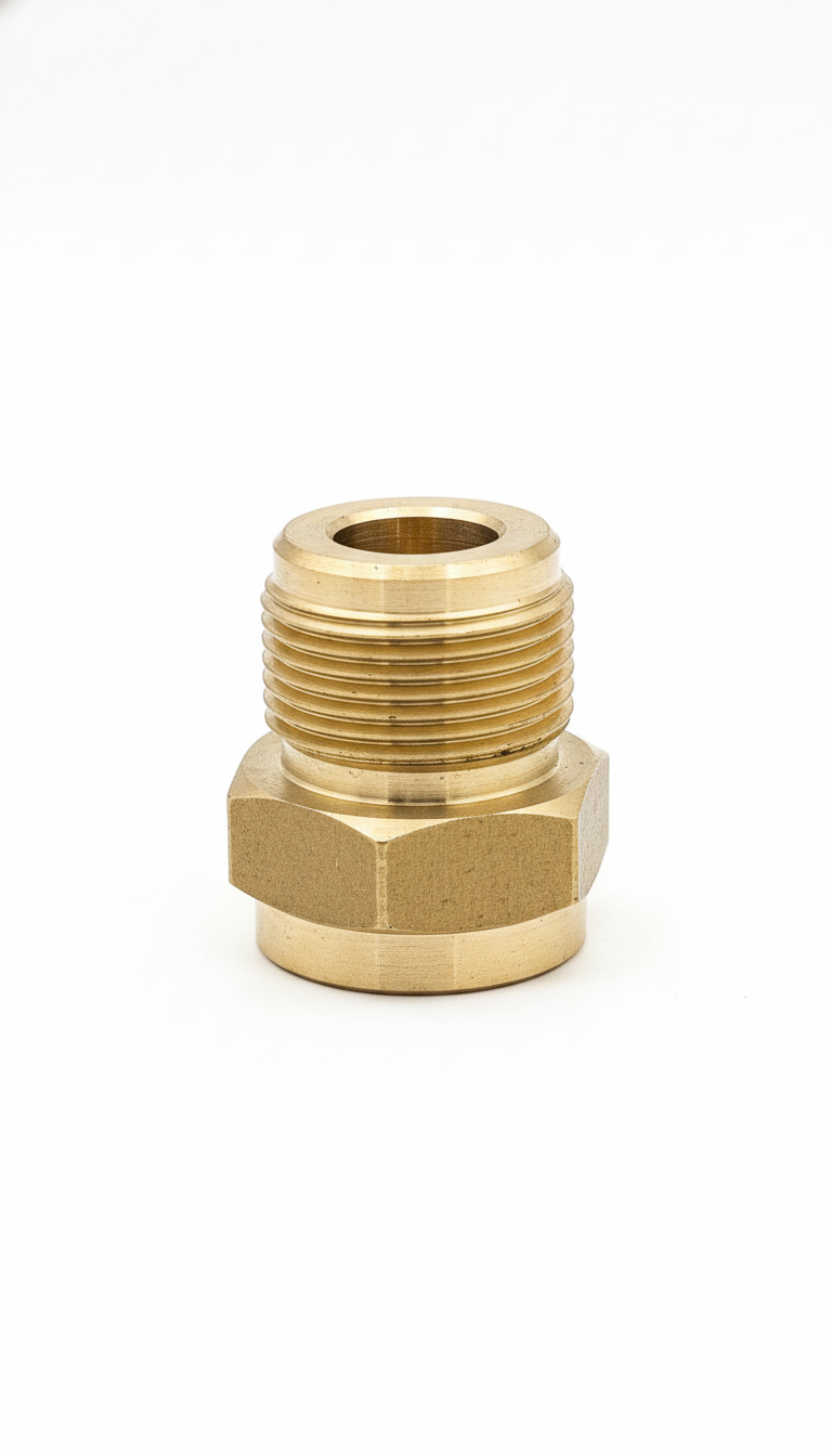 Machined Brass Threaded Bushing
