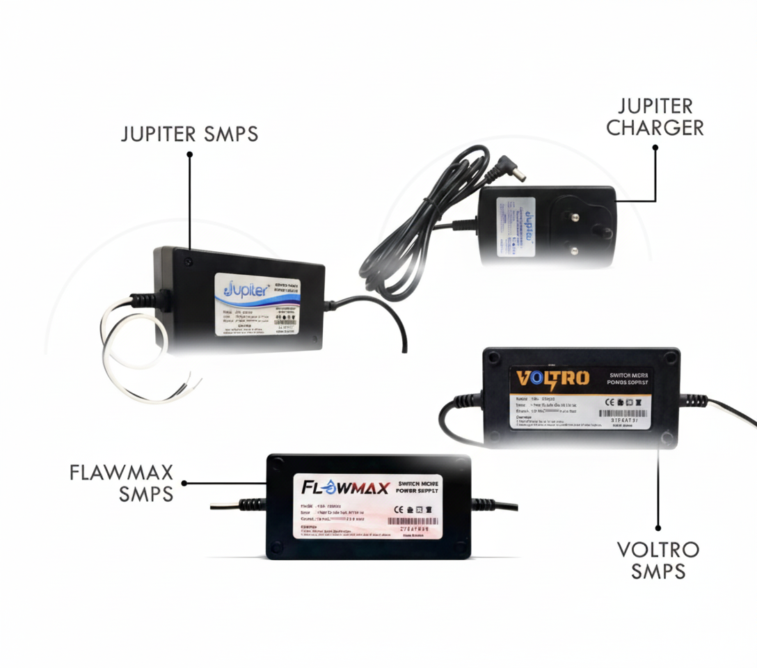 Assorted Switch-Mode Power Supplies (SMPS) and Chargers